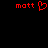 Red pixel text 'mott' with a heart symbol on the left and plain 'mott' on the right against black background.