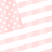 A static pattern of light pink and white diagonal stripes with scattered white square dots on a light pink background.