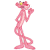 A 50x50 pixel animated buddy icon featuring the Pink Panther character on a white background and "Original Icons .com" text on a green background, displayed as a contact sheet with two frames.