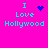 A bright pink background displays four identical 'I Love Hollywood' text arrangements with varying pixelated symbols replacing the 'Love' heart.