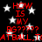 Red text on black background with white stars, repeating 'HOW IS MY BG????? ATBALL.TATBALL.' in a pattern