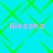 Pixelated cyan background with green diamond-shaped lines and four instances of pink text reading 'Aleesha' in a arrangement