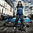 Pixelated image of a person standing in front of a car with blue text reading "I'm white, nerdy, and weird!" on a black background.