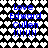 Blue text reading "Love edward Cullen !!!!!!!" on a heart-patterned background with two distinct color variations.
