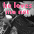 A black-and-white image with pink text reading "he loves me not" and "he loves me" in different sections, showing text changes across frames.