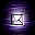 circular icons with a central square frame containing a pixelated face, each icon displaying different color gradients and subtle animation effects
