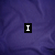 Static image with purple fabric background displaying pixelated text in black rectangular blocks arranged in two