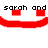 Pixelated red smiley face with black text above and below, showing partial text in