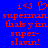 Blue background with red pixelated text reading "i<3 superman that's y im super-slavin!" and a red heart symbol above the text on the left side.