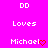 Pixelated text and symbols on a bright pink background with white and red elements.