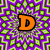 A static image with a purple and green geometric patterned background featuring orange text elements including 'D', '?', 'V', 'i', 'd', and 'H124'.