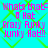 Cyan background with green diamond lattice pattern and pink pixelated text reading "Whats that? O Hat Crazy Funky Junky Hat!!" in two identical vertical