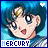 Pixelated anime-style icon of a character with blue hair and a golden crescent headpiece, showing varied facial expressions across frames.