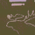 Dark green tote bag with light brown branch-like design on purple background, shown in four views including front and side angles.