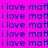 A static digital image displays repeated text in a pattern with alternating color blocks on a bright pink background