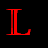 A contact sheet of six animated frames showing red pixelated text on a black background, with the top row displaying large letters L O G and lower rows containing smaller repeated text elements.