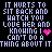 A 4-frame animated contact sheet showing pixelated text about unrequited love with pink heart symbols, arranged in a 2x2 grid on black background.