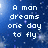 Pixelated text on a blue starry background with white stars and nebulae, showing four distinct textual segments.