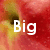 A static image of a red apple with a green stem and yellowish blush, overlaid with white text in four quadrants.