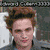 Six- of Edward Cullen images with text overlays, hearts, and varied backgrounds including brick walls and plain surfaces