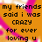 Pixelated text on orange background with pink abstract shapes, split into four sections showing sequential changes in the phrase.