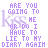 Static image of repeated text and logo pattern in purple on white background.