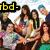 Group of people in various poses with text overlays, some frames show different color schemes and character arrangements.