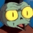 A pixelated cartoon character with large yellow eyes and a blue background on the left, next to black background with white text "Anime IM" and "com" on the right.