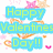 Pixelated graphic with 'Happy Valentines Day!!' text in light blue boxes, pink hearts and stars on white background.