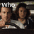 A four- shows characters in a car and a football field with text overlays reading 'who', 'will', and 'survive??'