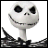 A skeletal character with a round head, hollow eyes, and a stitched smile appears in a of static frames with text overlays