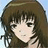 A pixelated anime-style character with brown hair and bangs on the left, next to a black background with white text "Anime IM" and smaller stylized text below it.