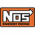 Pixelated orange rectangular icon with white 'NOS' text and a small brown square detail, bordered by dark gray lines.