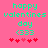 Pixelated green text on pink background reads 'happy valentines day <333' with red hearts below, two identical frames show heart positions swapped.