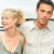 Two people stand side-by-side against a light background, with green text on the right reading 'Original Icons .com' in pixelated font.