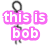 six with pink text overlays and stick figures, including a pie slice image