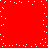 Red background with scattered white squares and a gray rectangular shape in the bottom right corner.