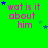 Green background with pink text reading "wat is it about him" and scattered blue stars, some of which move across frames.