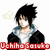 Pixelated anime-style character with spiky black hair and white mask, wearing dark jacket over light blue hoodie and white shirt.