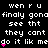 Pixelated text repeats across a black background with pink heart symbols appearing and disappearing in sequence.
