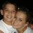 Two people in a close embrace on the left, with pink pixelated text reading "If I could I would lay Forever .. In His arms <3vinny<3" on a dark green background.