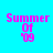 Four display 'Summer Of '09' text in bright pink on cyan, green, yellow, and light green backgrounds with pixelated rendering
