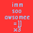 Pixelated text and emoticon on four colored backgrounds with identical static content across all