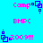Pixelated text and blue square icons on cyan background, with pink 'Camp' and 'BMPC' labels alongside animated blue squares.