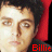 A 5x5 contact sheet of animated frames showing a person's face with changing heart icons and text beneath, all set against a red background.