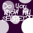Pixelated purple background with white text 'Do You Know My Secret?' and floating circles, some of which change shape between frames.