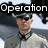 A person in a gray military uniform with red shoulder stripes and a peaked cap stands before an aircraft, text overlays change sequentially.
