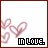 Animated icon with pink hearts and 'IN LOVE.' text, showing heart count variations and small black symbols in a