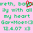 Pixelated green text on pink background with red heart symbol replacing 'o' in 'boy', repeated phrases including 'my heart', 'Gar+Moe=<3', and date stamps.