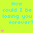 A bright yellow background displays repeated blue text reading "How could I be losing you forever?" with pink heart symbols scattered around.